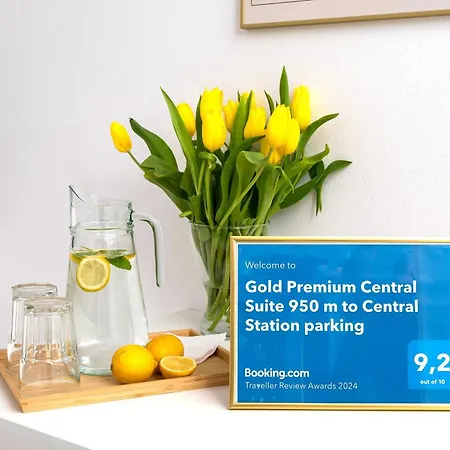 Gold Premium 950 M To Station Parking Apartmán Varšava